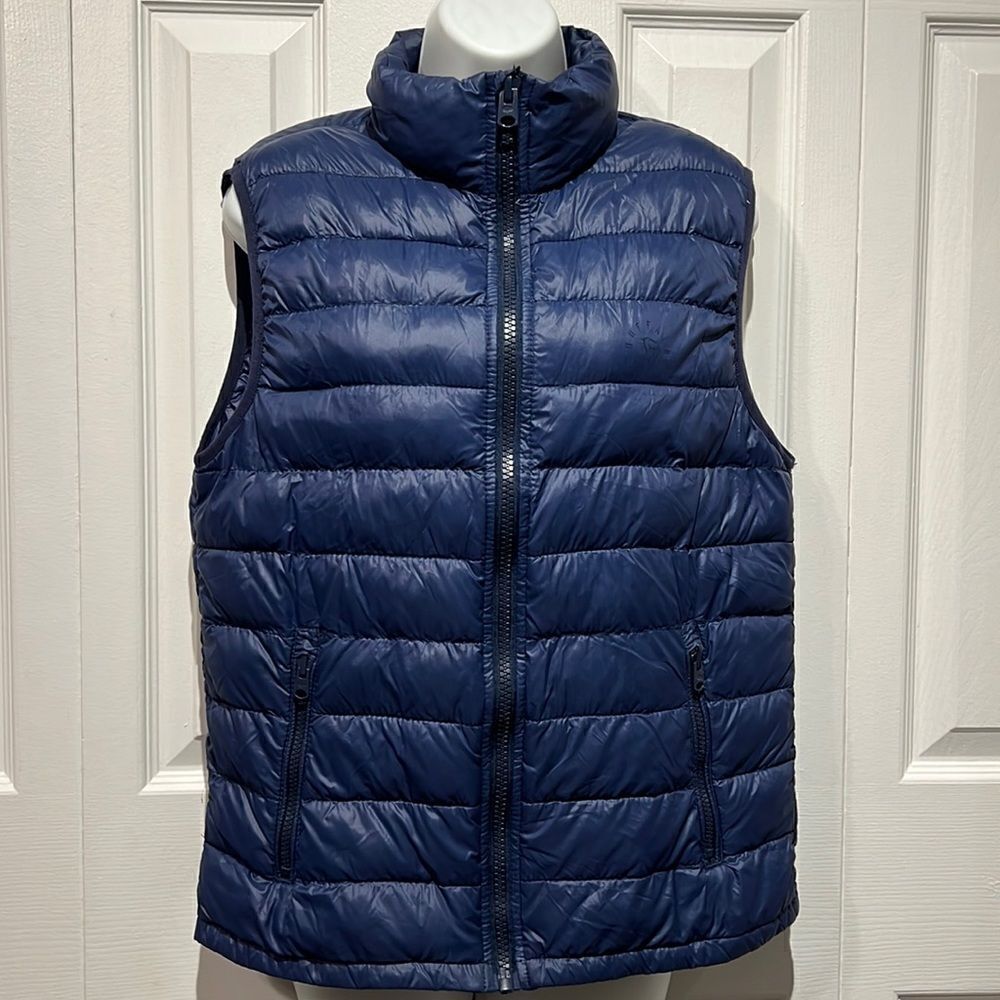Buffalo David Bitton Unisex Blue 80% down, 20% poly filled Vest‎ Size S
